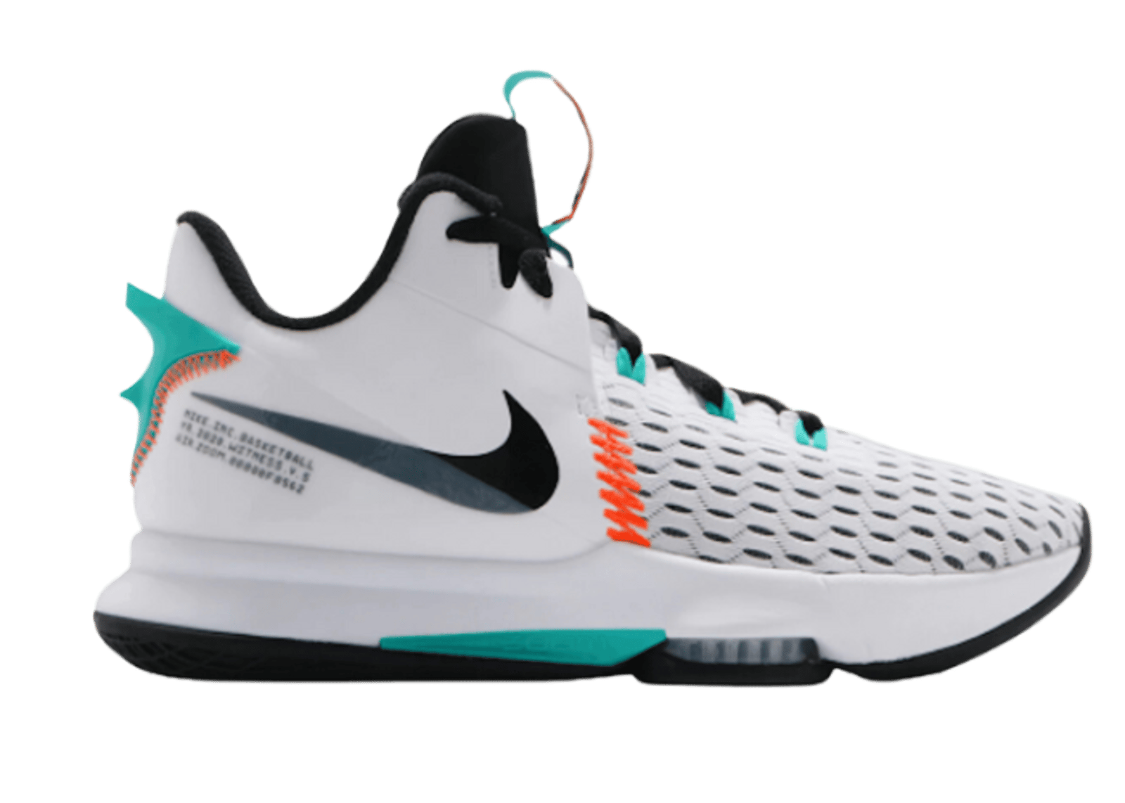 Nike LeBron Witness 5 White Clear Jade