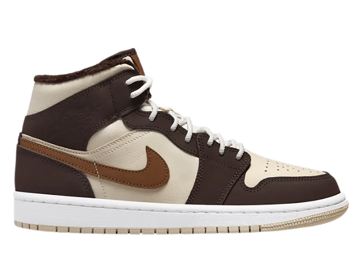Jordan 1 Mid Brown Fur
