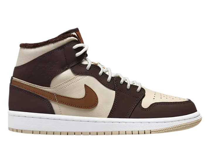 Jordan 1 Mid Brown Fur