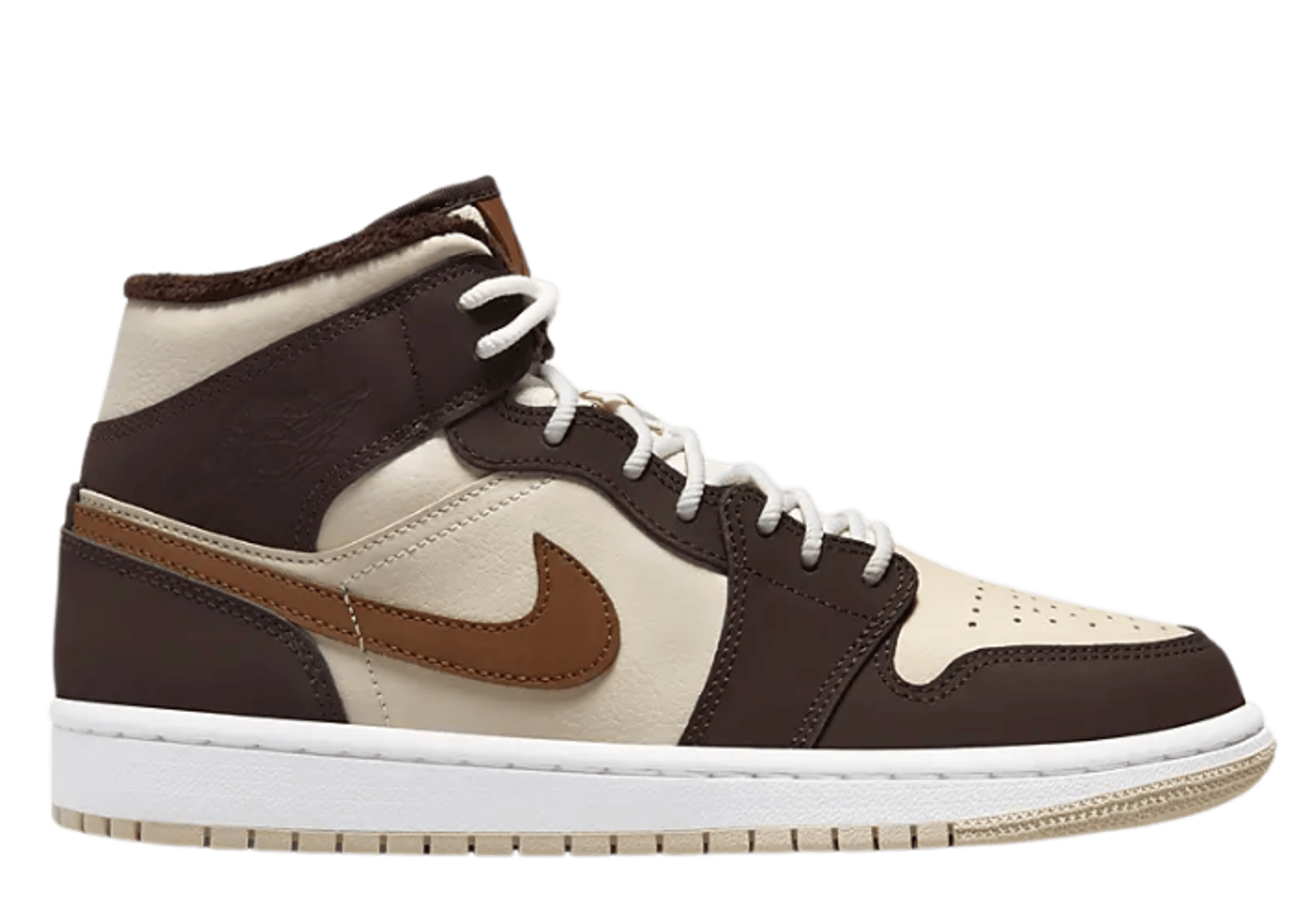 Jordan 1 Mid Brown Fur