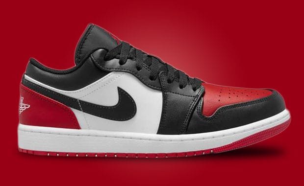 The Air Jordan 1 Low Bred Toe Returns In 2023 With A Twist