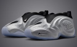 Nike’s First Sight Shadow Brings Silver Pebbled Texture to the Foamposite-Inspired Silhouette