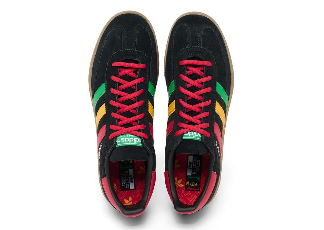 Bob Marley adidas Collection Continues with Rastafarian Flag Handball  Spezial Colorway