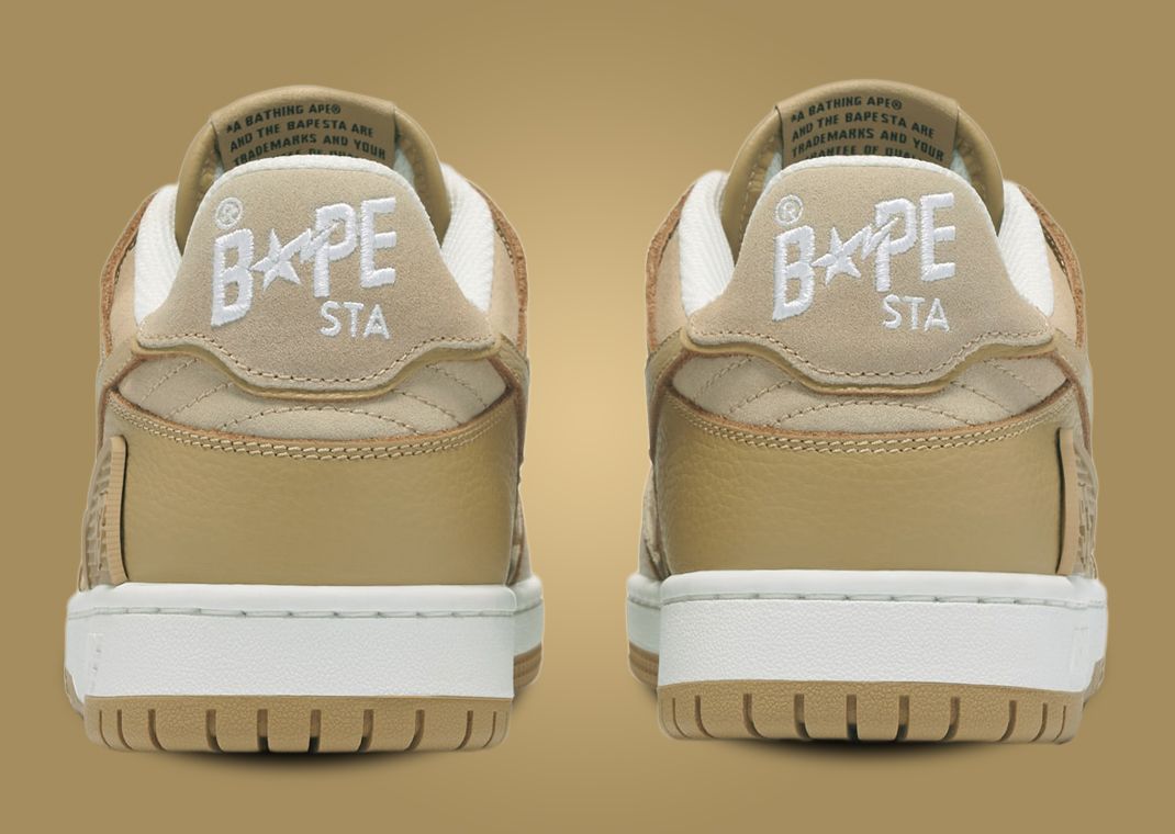 BAPE SK8 STA Gradient Beige Back