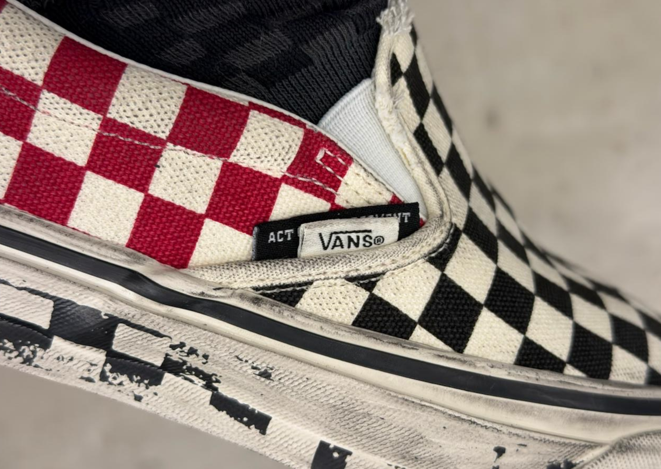 Slam Jam x Vans Classic Slip-On Act of Disagreement