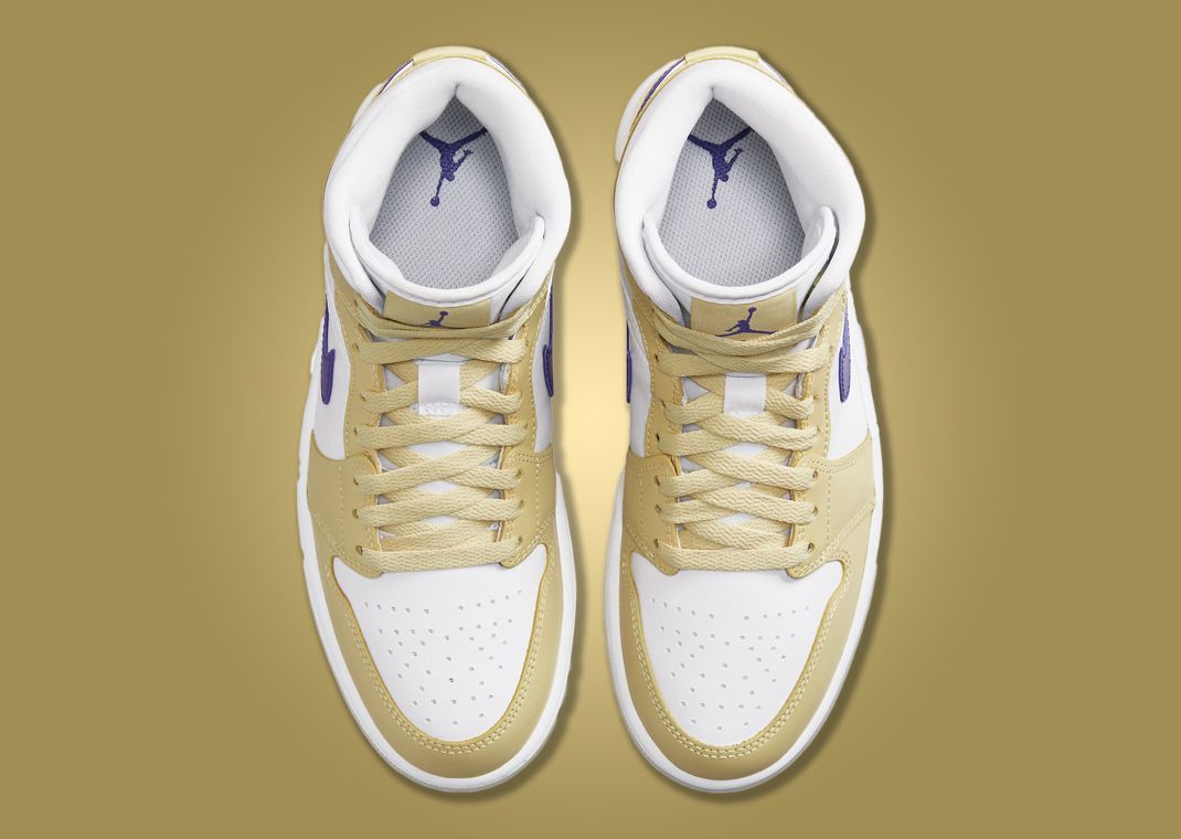 ☆送料関税込☆NIKE AIR JORDAN 1 Mid Lemon Wash Lapis (W)☆ Jordan 1 Mid Lemon Wash Lapis (Women's) - BQ6472-701 - US