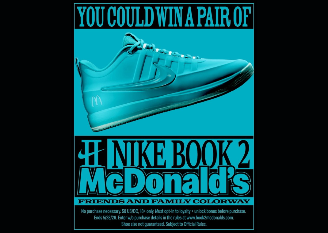 Nike Book 2 McDonald's Giveaway