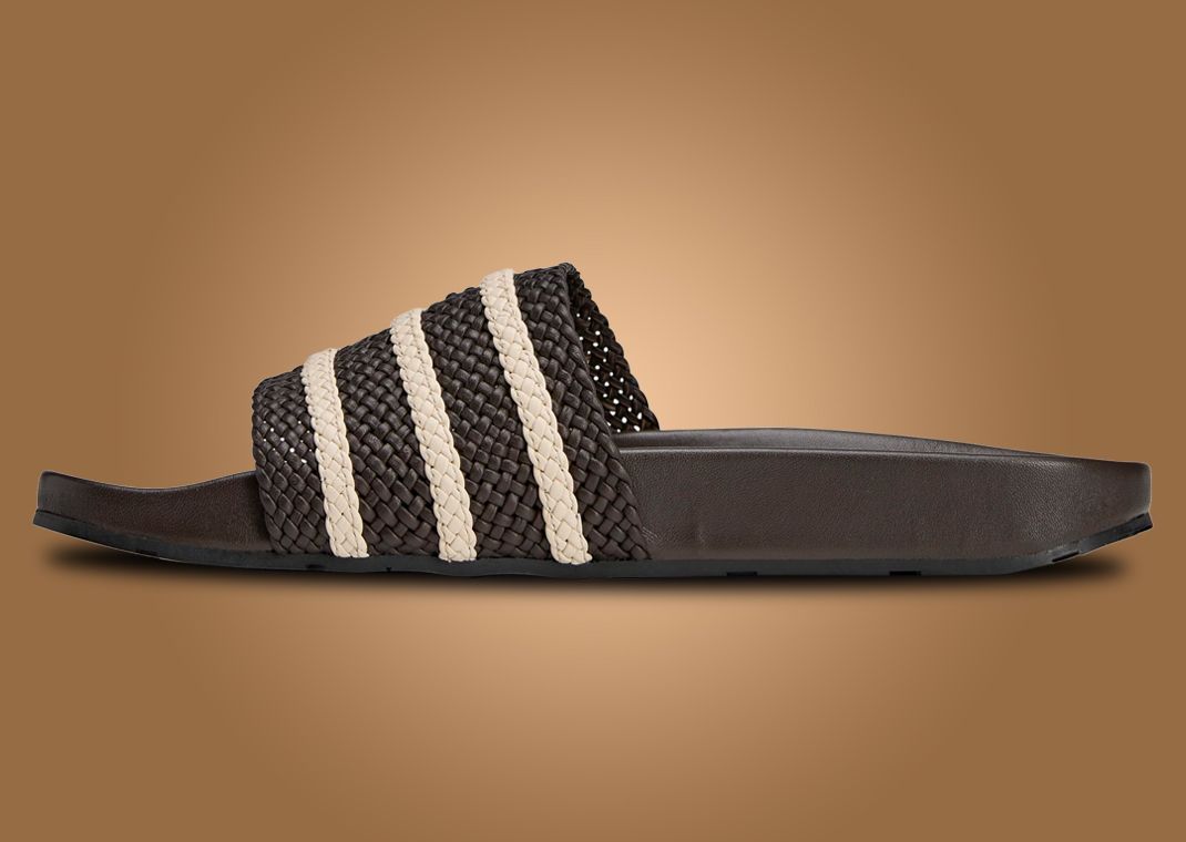 Wales Bonner x adidas Adilette Dark Brown Medial