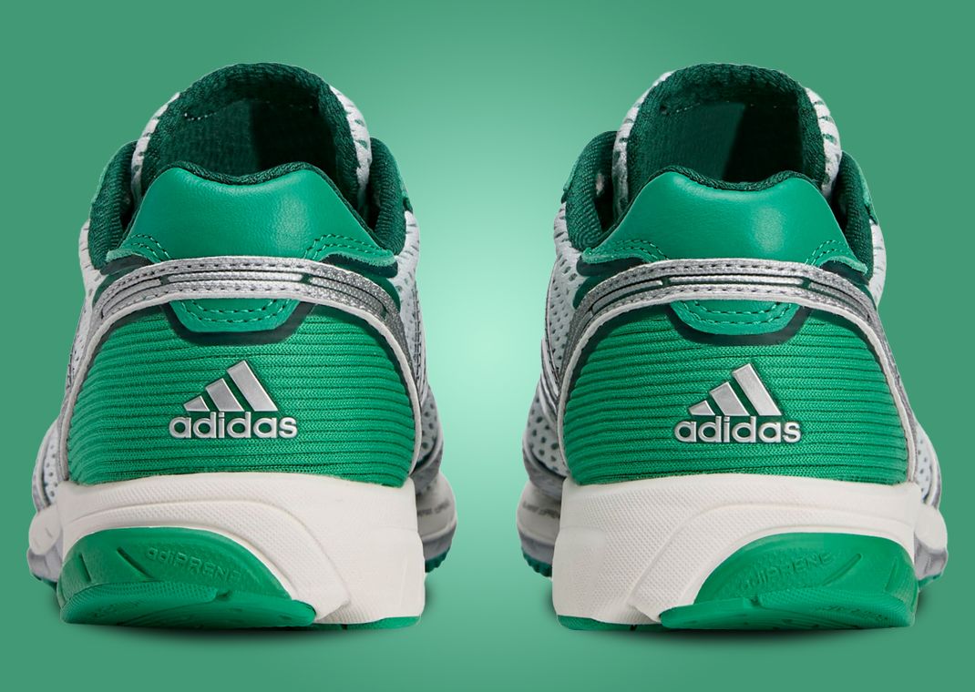 Sporty & Rich x adidas Adizero Adios Cloud White Court Green Heel