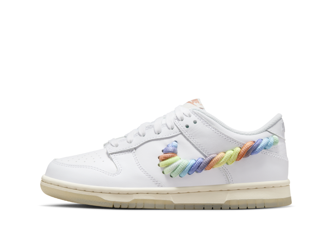 Nike Dunk Low SE Rainbow Lace Swoosh (GS)