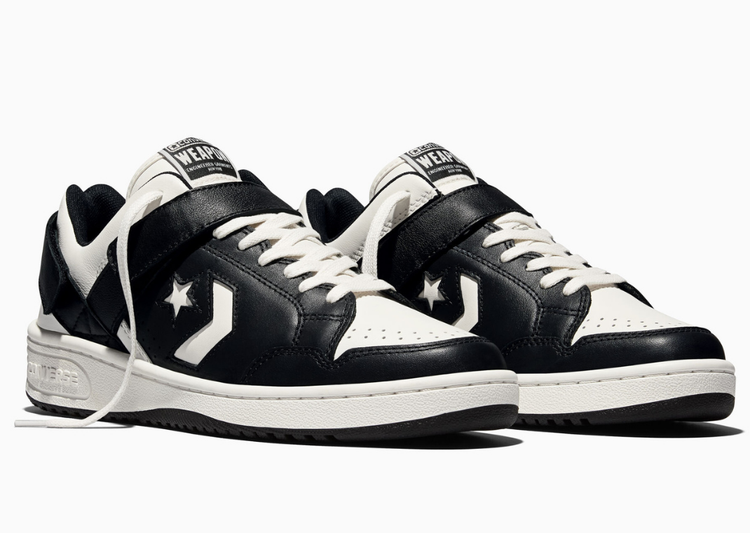 Engineered Garments x Converse Weapon Ox Black White - Angle