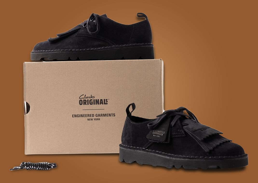 靴 Engineered Garments Clarks Desert Khan The Engineered Garments x Clarks Originals Desert Khan Pack