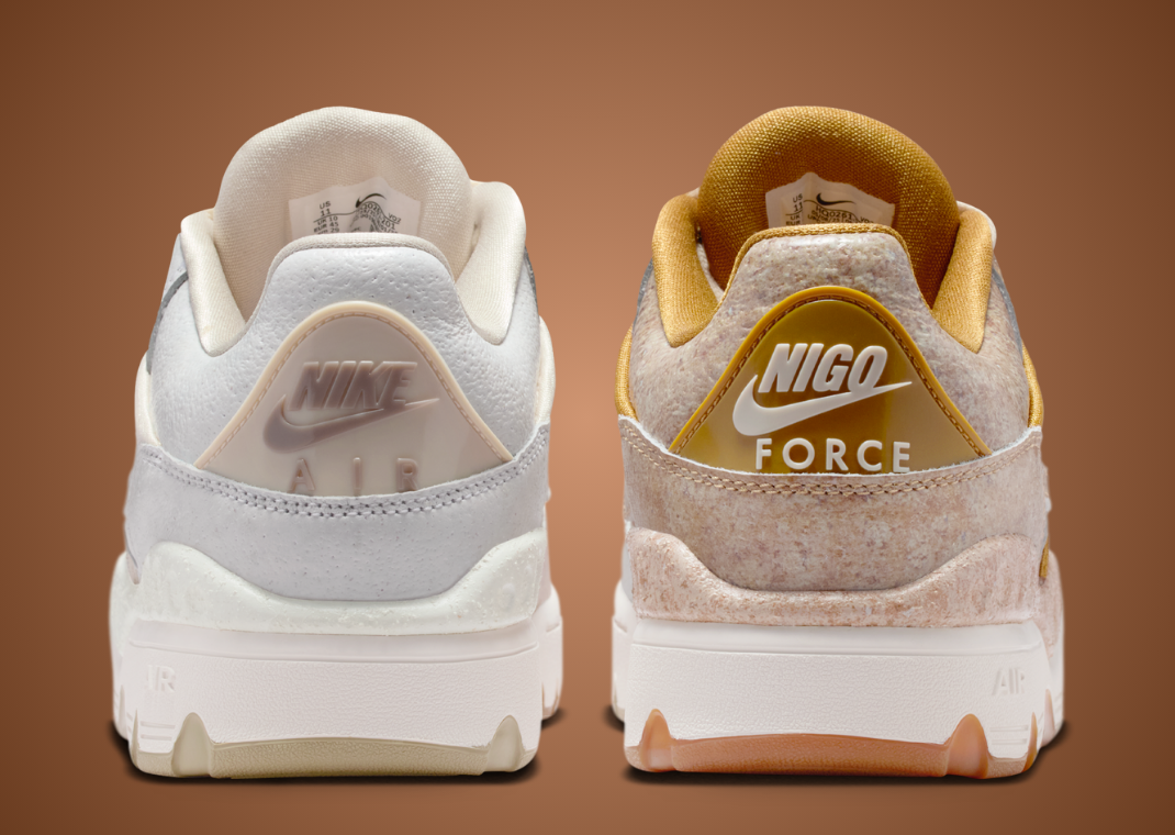 NIGO x Nike Air Force 1 Kintsugi Bamboo - Back