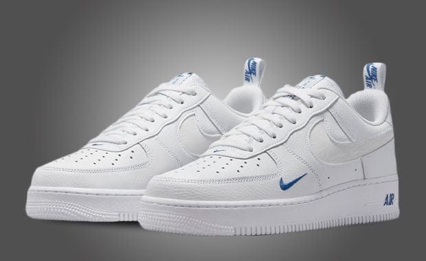 Dark Marina Blue Accents Hit The Nike Air Force 1 LV8