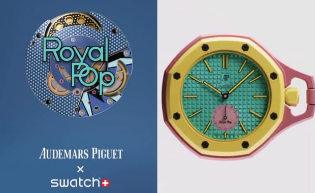 Official Look at the Audemars Piguet x Swatch Royal Pop