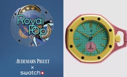 Official Look at the Audemars Piguet x Swatch Royal Pop