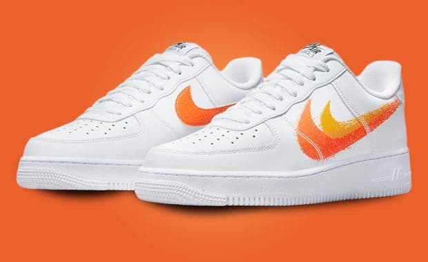 Nike Tags The Air Force 1 Low With Spray Paint Swooshes