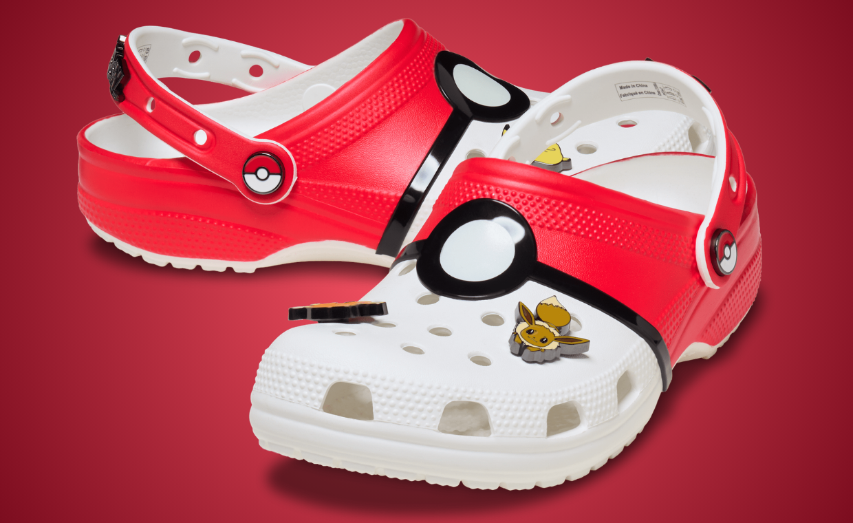 Pokémon’s 30th Anniversary Footwear Collabs Continue with a Crocs Poké Ball Clog