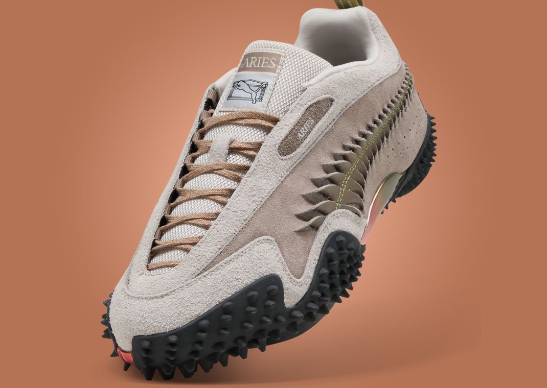 Aries x Puma Mostro Suede Tan Toe