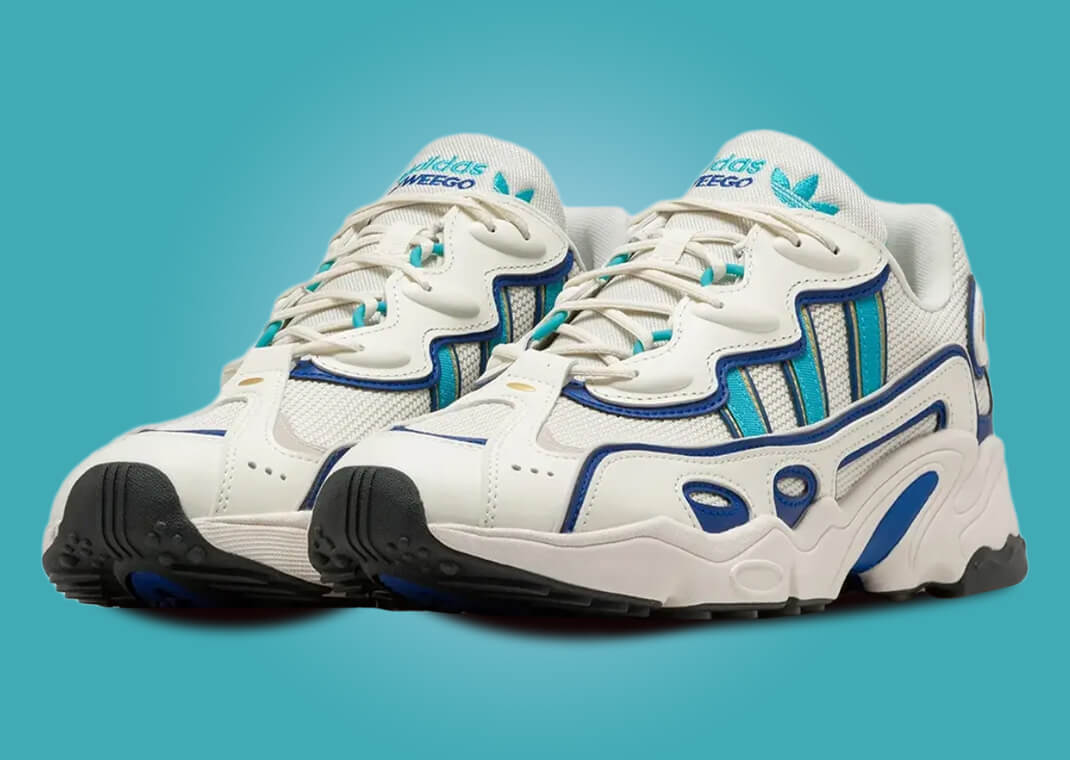 adidas Ozweego 3 OG White Royal Blue Lucid Cyan
