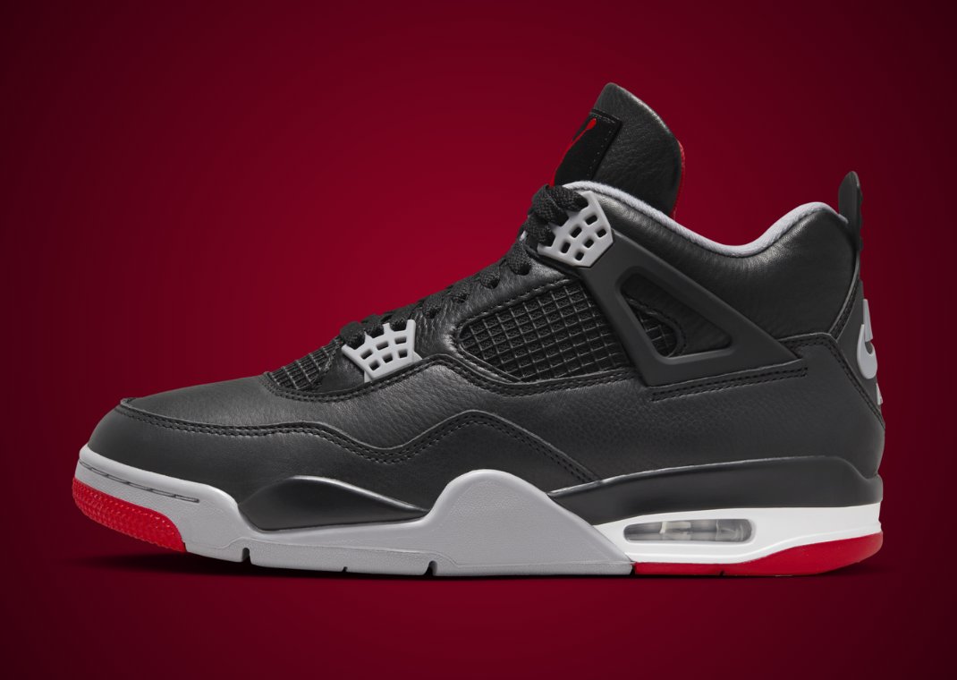 Air Jordan 4 Retro Bred Reimagined Lateral