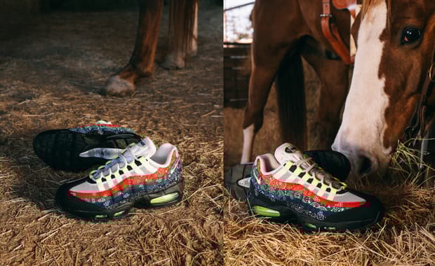 Cowboy Privilege: Sneaker Politics Austin is Dropping the Nike Air Max 95 Neon Paisley Early