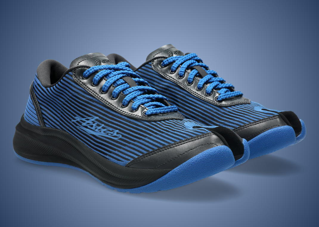 Kiko Kostadinov x Asics Ilargi FF Electric Blue - Angle