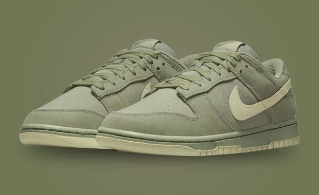 Nike Dunk Low Premium Oil Green Olive Aura