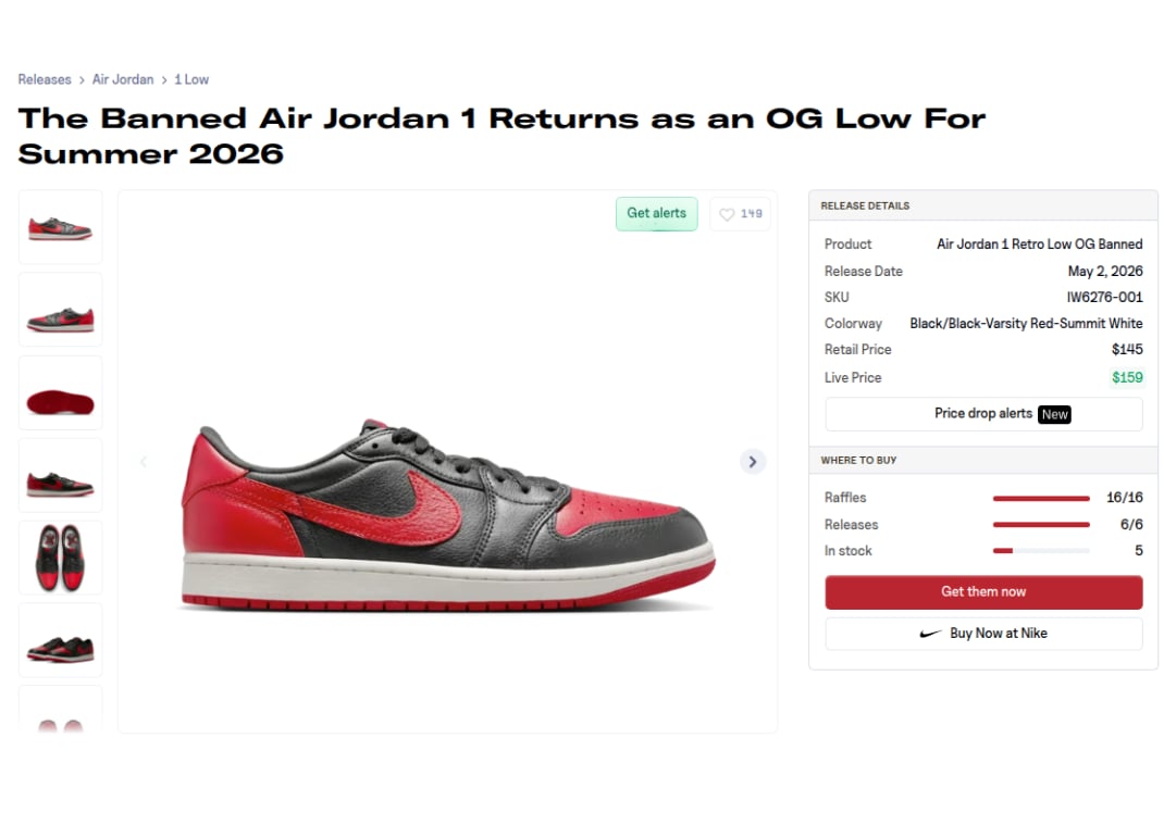 Air Jordan 1 Retro Low OG Banned