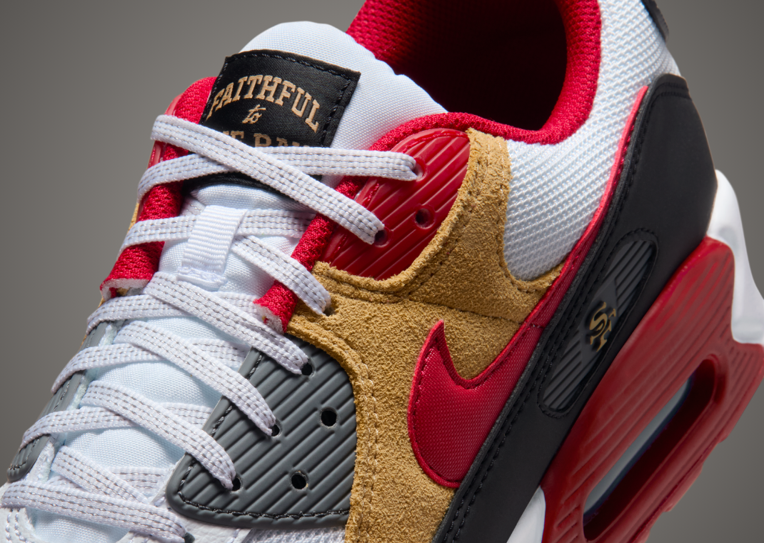 NFL x Nike Air Max 90 49ers Detail