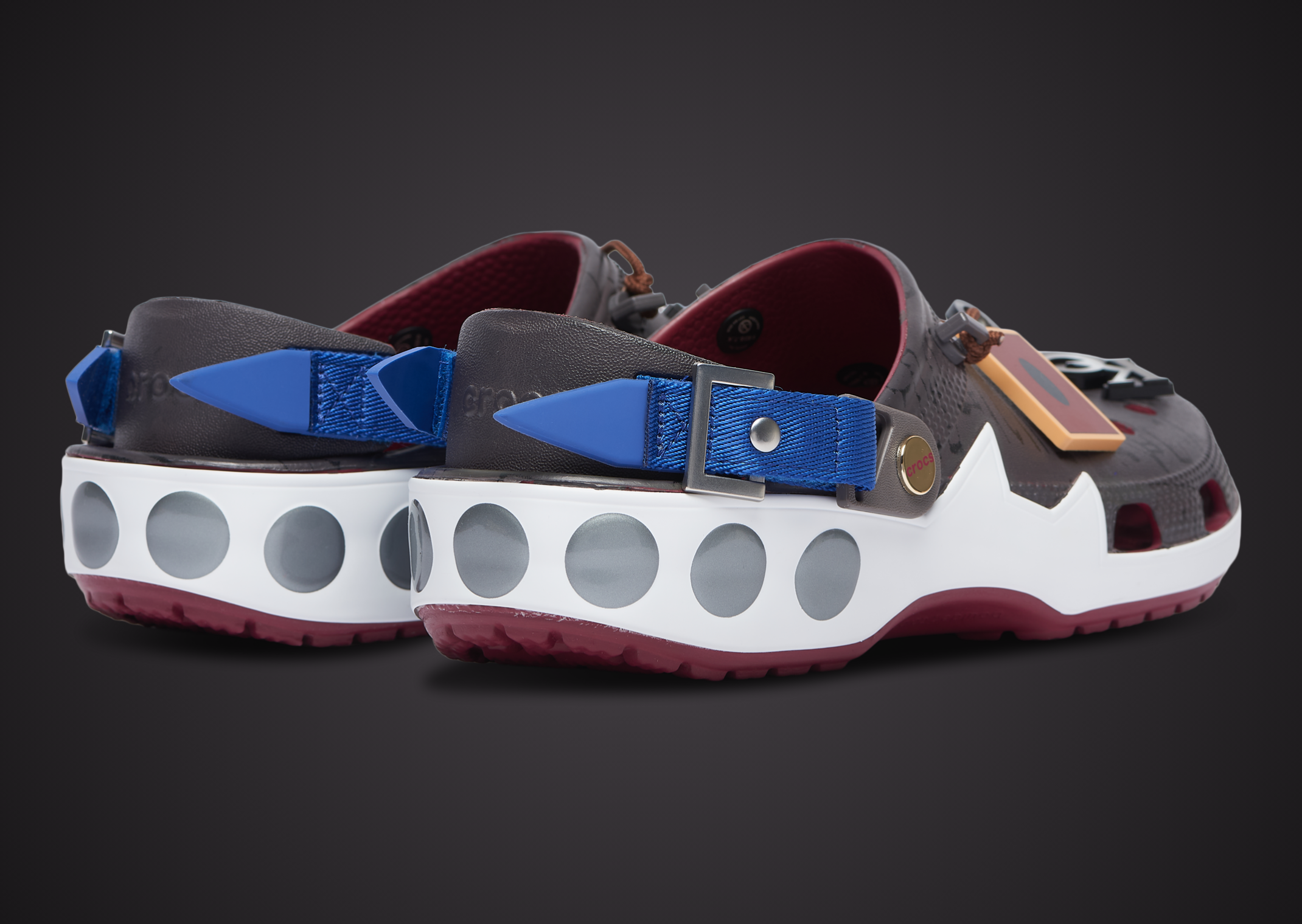 Yu-Gi-Oh! x Crocs Classic Clog Yugi Yami - Heel Angle