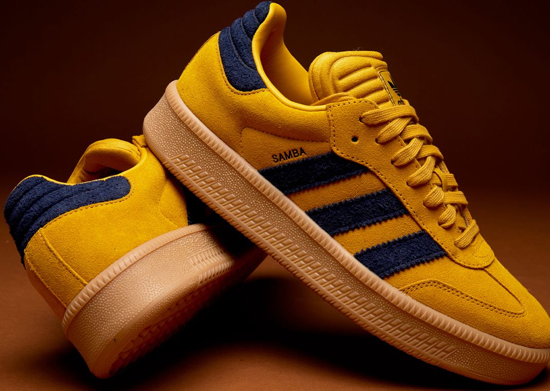 Adidas Samba \"Bold Gold\" スニーカー The Sporty & Rich adidas Samba White Bold Gold Releases