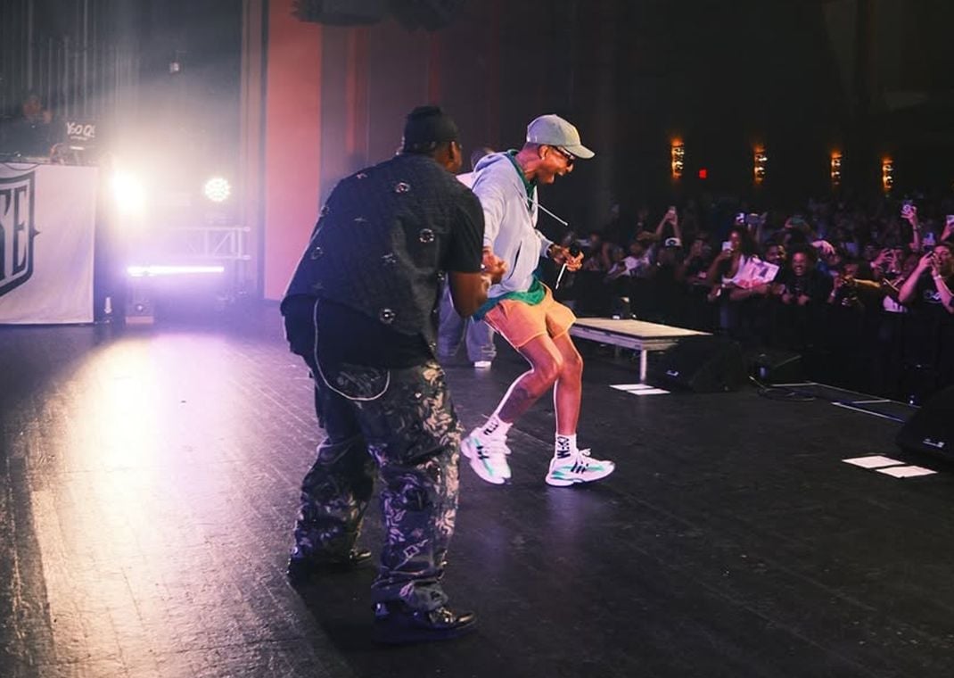 Pharrell Teases New Green adidas Jellyfish at Miami Clipse Show