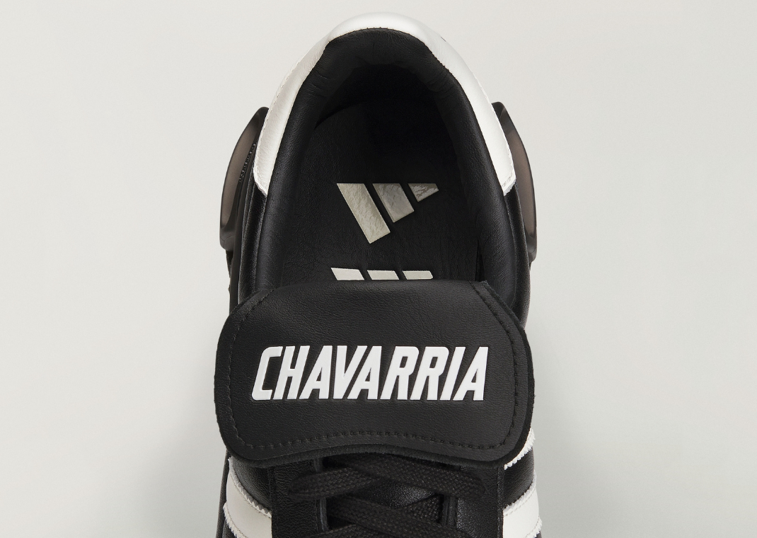 Willy Chavarria x adidas Copa Mundial Megaride Black White - Detail