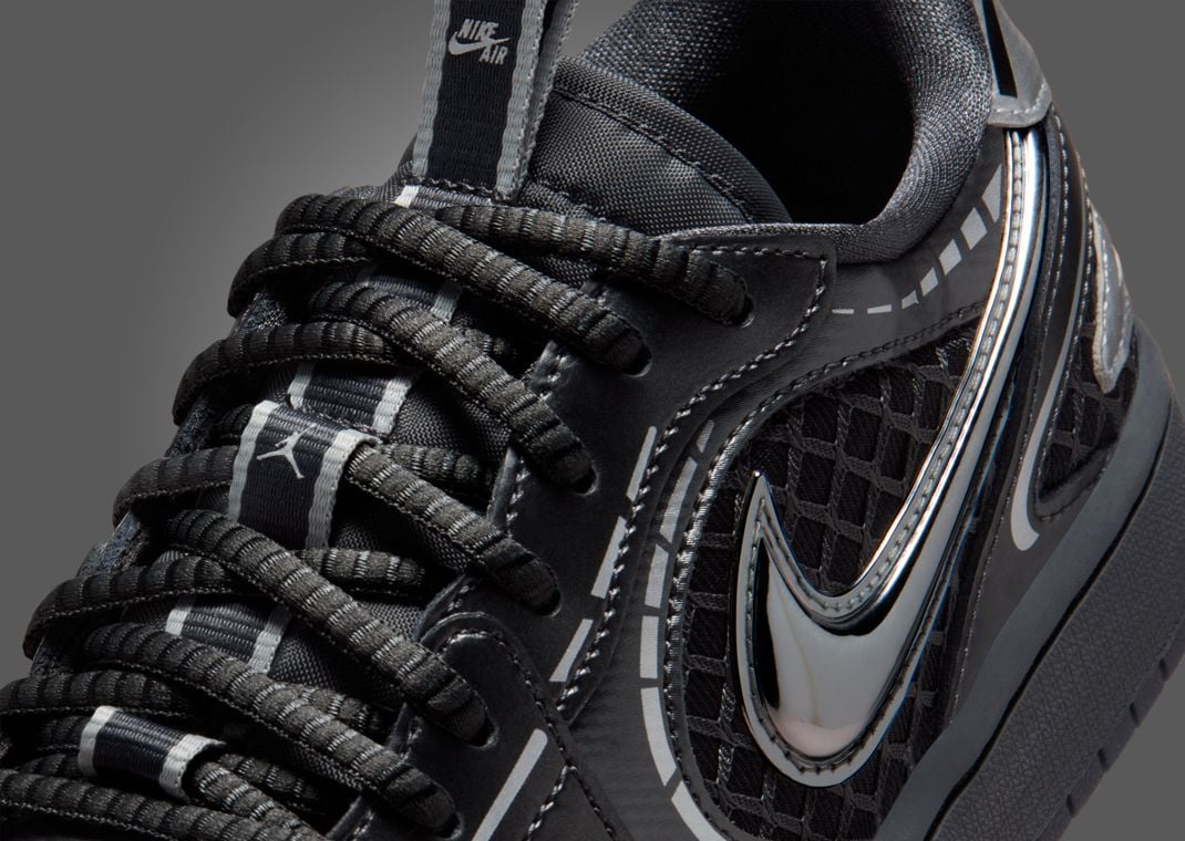 Air Jordan 1 Low MM v3 Black Metallic Silver W