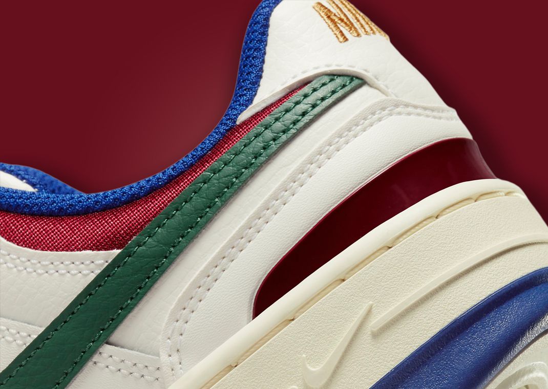 red blue and green nikes