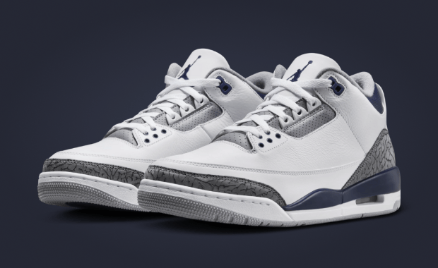 Air Jordan 3 Retro White Midnight Navy