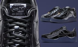 Nike Crafts a Crown-Shaped Midsole for Patent Leather LeBron James Air Force 1 