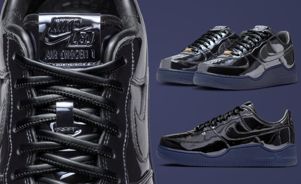 Nike Crafts a Crown-Shaped Midsole for Patent Leather LeBron James Air Force 1