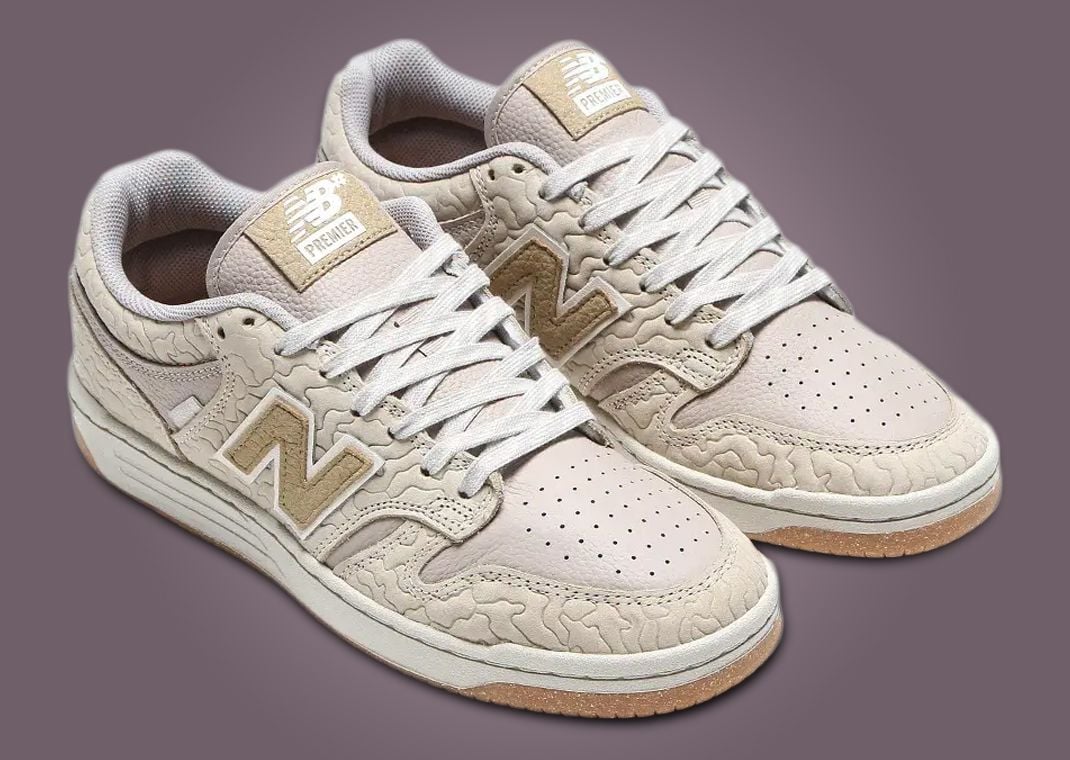 New Balance x Premier ☆ NM480PMR 'Cream' The Premier x New Balance Numeric 480 Morel Mushroom