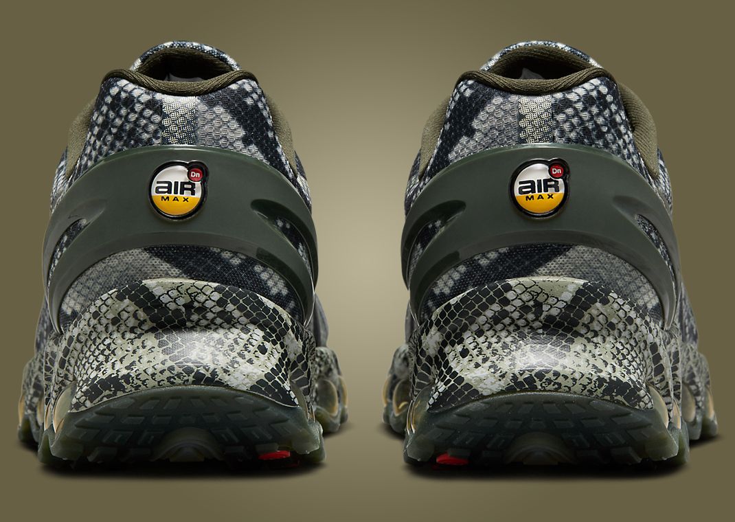 Nike Air Max DN8 Snakeskin Cargo Khaki Heel