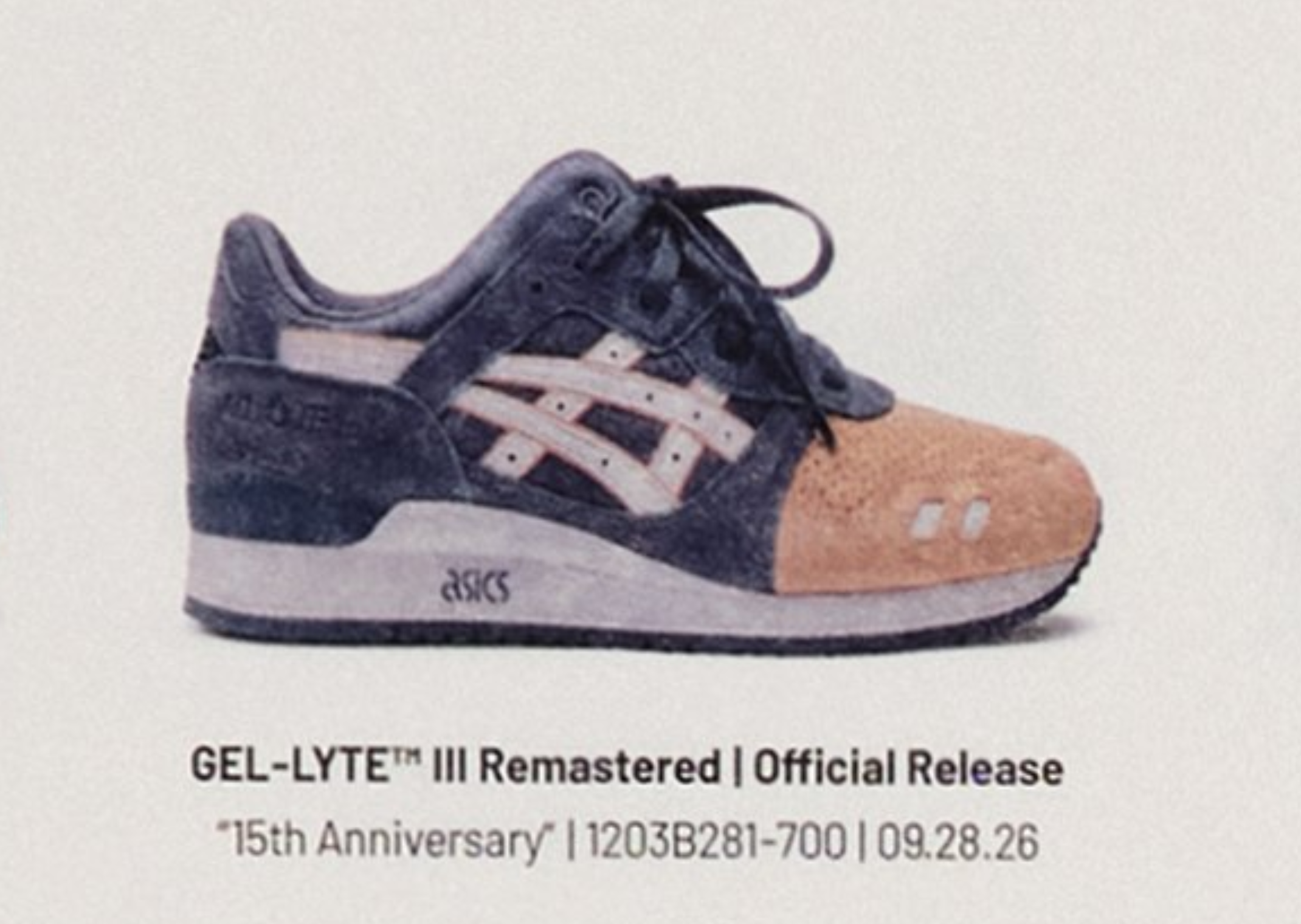 Kith x Asics Gel-Lyte III Remastered Salmon Toe