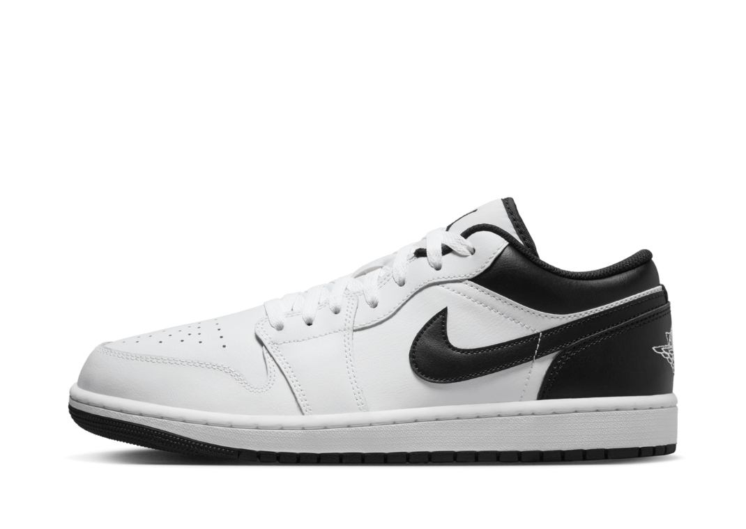 Air Jordan 1 Low White Black Lateral