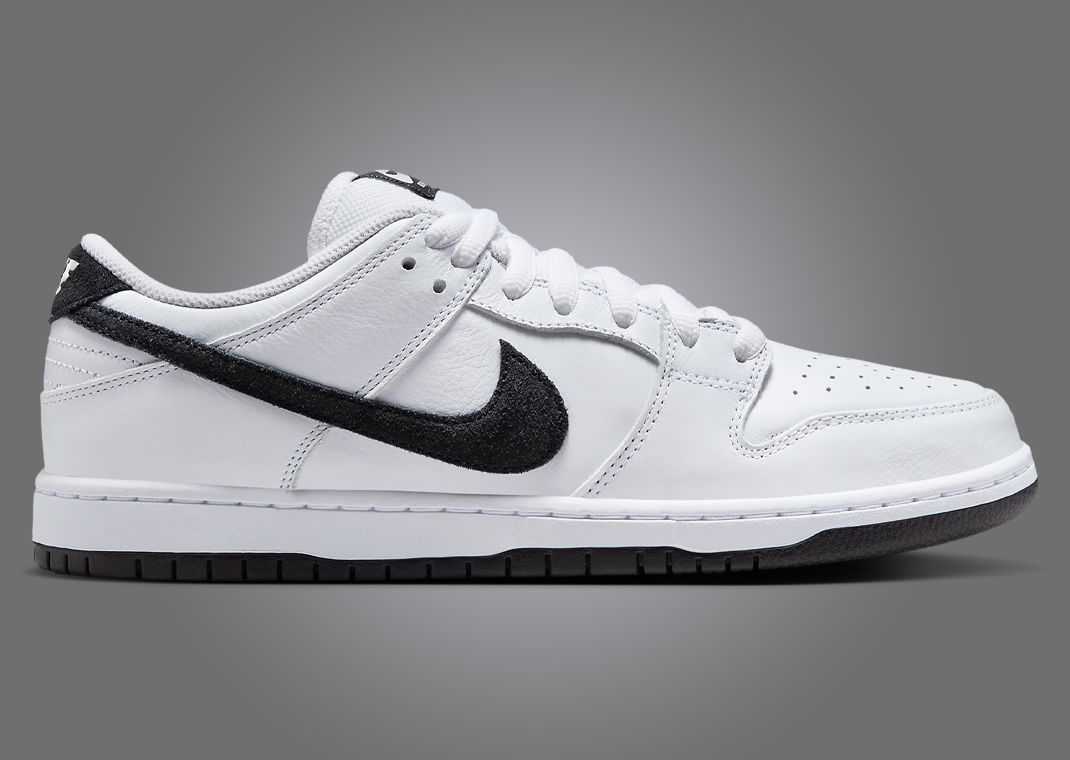 Nike SB Dunk Low White Black Lateral