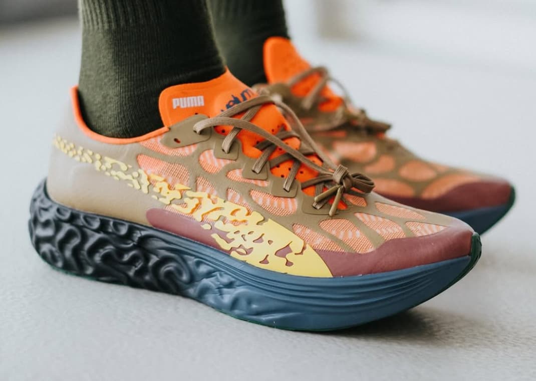 PUMA x Salehe Bembury ☆ Velum Nitro 新型コラボシューズ The Salehe Bembury x Puma Velum Nitro Orange Releases June 2025