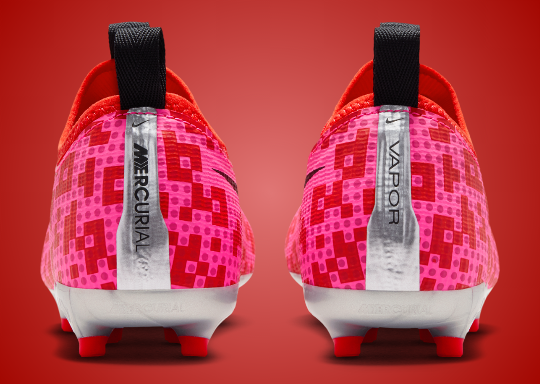 LEGO x Nike Mercurial Vapor Academy Rush Red (GS) - Back