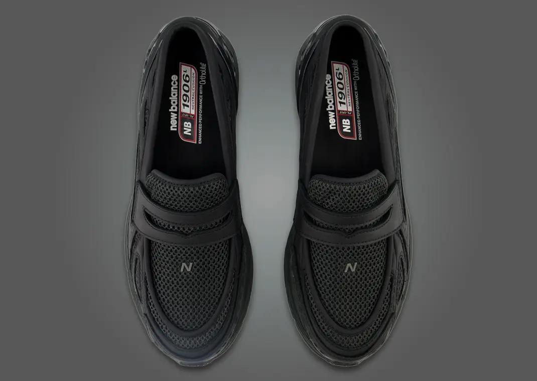 New Balance 1906L Loafer Black Mesh