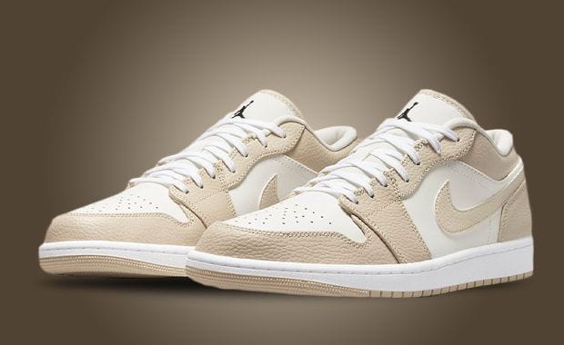 White And Tan Take Over This Air Jordan 1 Low