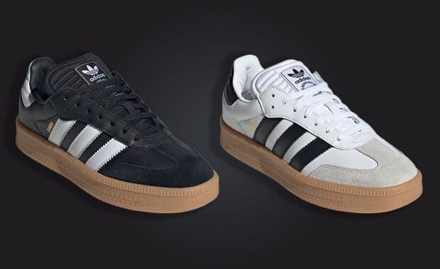 The adidas Samba XLG Black White and White Black Releases Holiday 2023