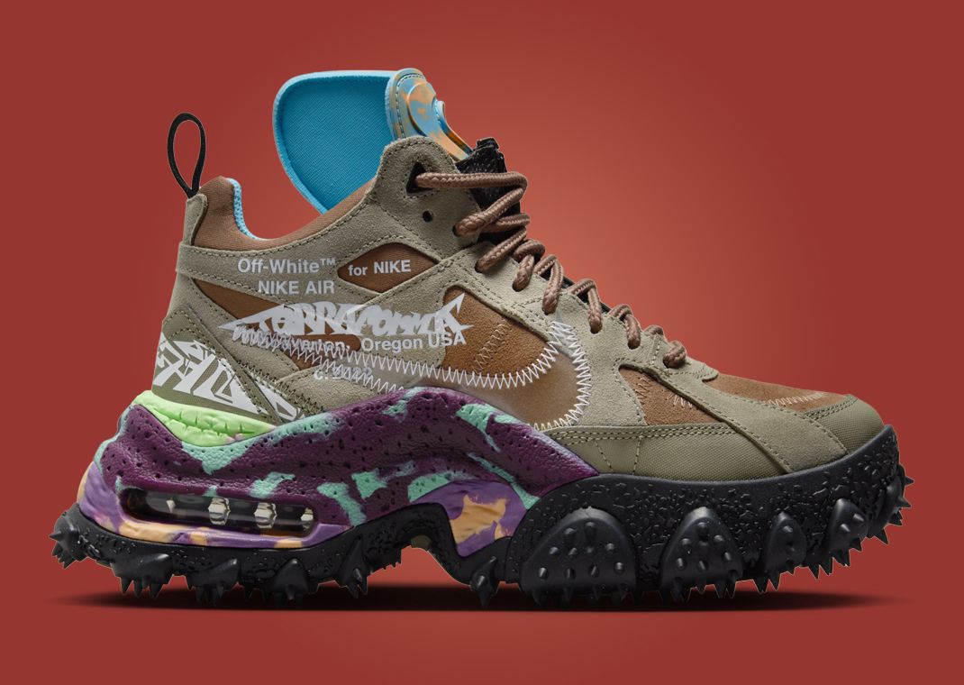 Off-White x Nike Air Terra Forma Archaeo Brown Medial